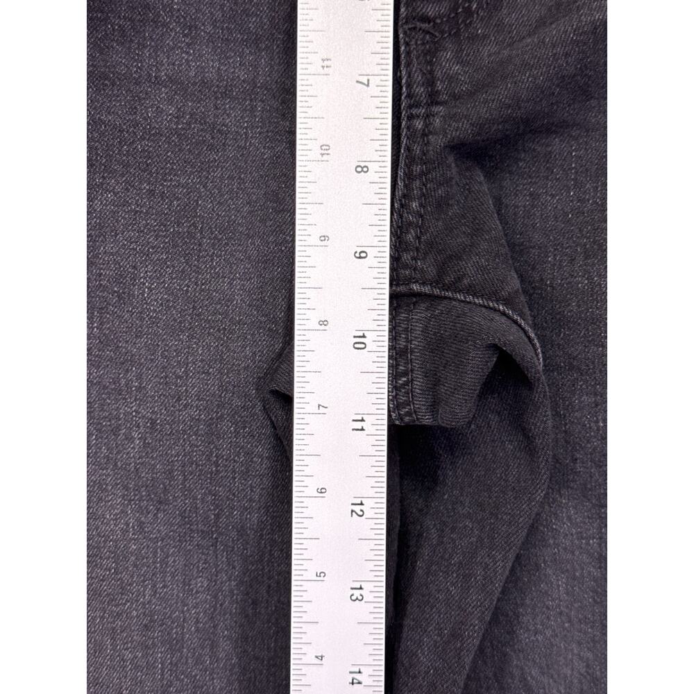 Paige Anessa Jeans 25 Maternity Womens High Rise Wide Leg Black Wash - Picture 4 of 9